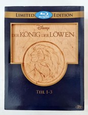 DER KÖNIG DER LÖWEN 1-3 LIMITED EDITION Blu-ray Disc mit HOLZBOX SAMMLER