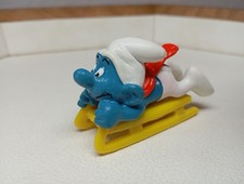 Schleich SuperSchlumpf - 40201 - Schlitten gelb Rodeln Winter Schlümpfe bobsled