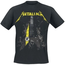 Metallica T-Shirt Unisex Hetfield Vulture schwarz Band-Merch, Bands