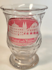 Bäderglas Glas Schloss Brauerei Altwasser Schlesien 1850 Stary Zdrój Waldenburg