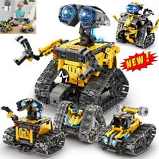 Technik Ferngesteuert Roboter für Kinder  4 in 1 RC Bauspielzeug Wall-Roboter