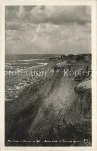 Kampen sylt rotes kliff mit - kampen,