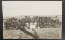 Foto Portrait Wk1 Festung Küstrin Polen Armierung Bau Soldaten Schild 1914 Bild