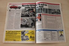 Auto Bild 36/1986 Tips für Mercedes W123 Gebrauchtwagenkäufer - ein interessante