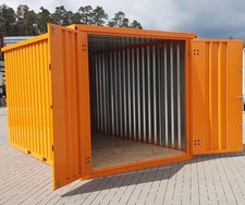4m Lagercontainer Orange RAL