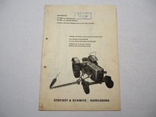 S&S TM 20070 20071 Mähwerk Ersatzteilliste für Deutz D25.2 D30 D30S D40L ca.1970