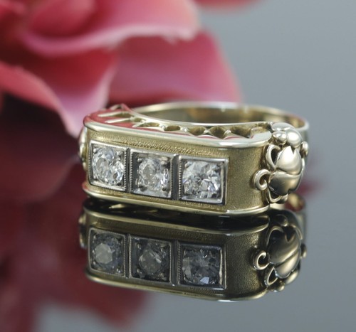 Diamant gold ring 585er - diamant, in