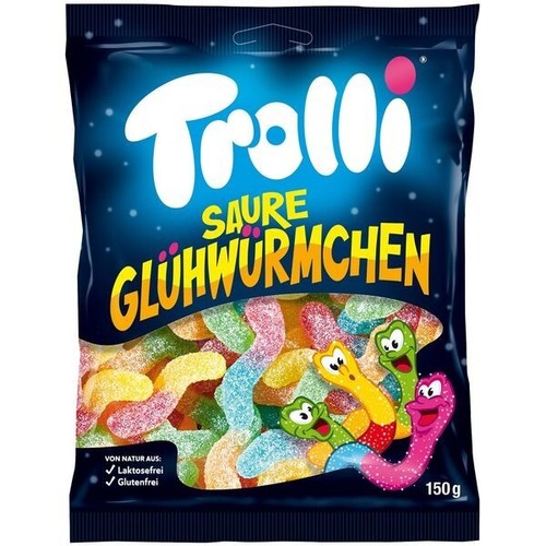 Trolli saure glühwürmchen - saure,