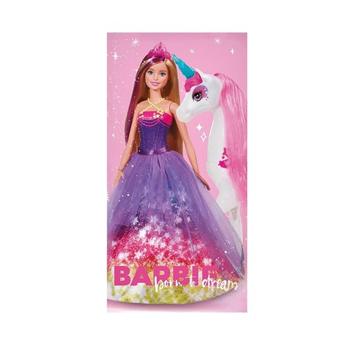 Barbie badetuch 70x140cm - barbie,