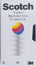 Scotch VHS Videorecorder VCR Reinigungscassette Reinigungskassette, wie NEU