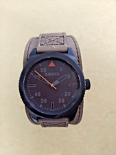 Verkaufe Herrenarmbanduhr, schwarz, black, s.Oliver