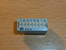 DIP-Switch (Kodierschalter, DIP-Schalter), 8-polig, Typ: CTS 206-8