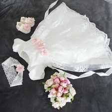 Taufkleid  +Stirnband+Schuhe