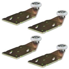 4 Stück Roll - Beschlag -B Laufrolle Beschlag Schiebetür-System Rolltor Hängetür