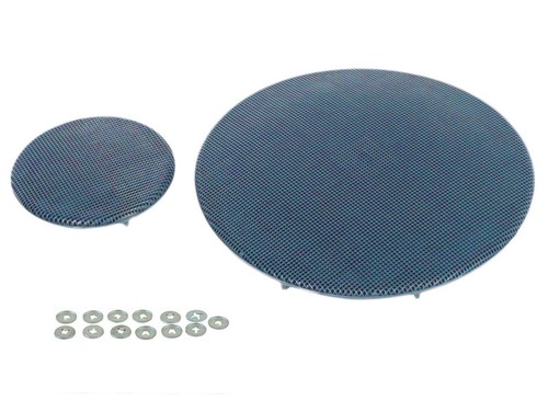 Lautsprecherabdeckung blau - 2x,