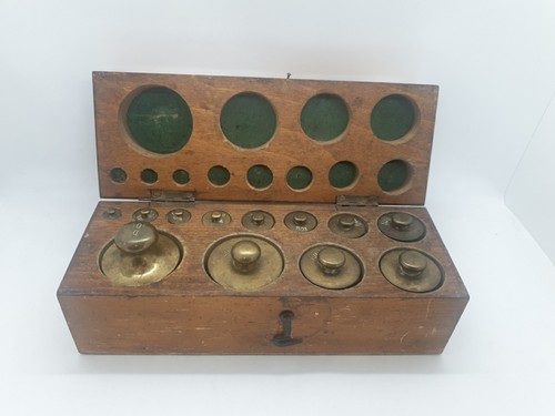 Messing gewichte teilig - messing, 12-teilig