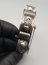 Antikes Silberarmband aus Marokko Tiznit – Berber, ethnisches Tribal & Tuareg