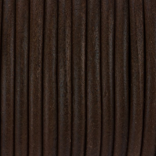 Lederband rund 5 - rund, /