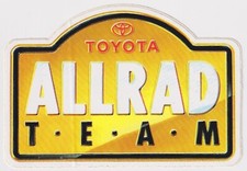 Alter Werbe-Aufkleber/Sticker