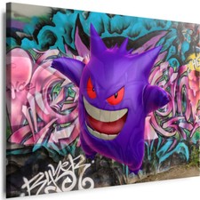 Leinwand Bilder Anime Graffiti Cartoons Film Gengar WANDBILDER Kunstdruck