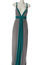 T-BAGS Maxikleid Damen Kleid