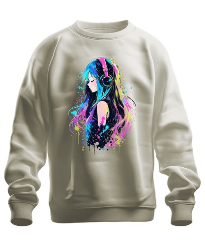 Anime girl kopfhörer musik - kopfhörer,