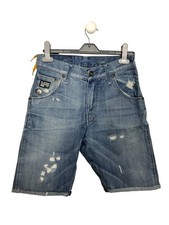 G-Star Unisex Herren Damen Jeans Shorts Kurzehose Arc 3d Loose, Hellblau, W29