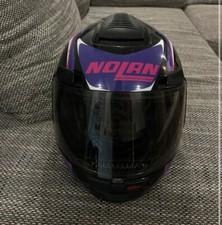 motorrad helm in schwarz ,pink  von NOLAN