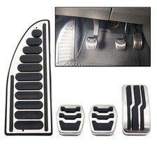 Edelstahl Fußstütze Pedale Pedalset Für Ford Focus MK2 3 4 Mazda 3Lincoln MKC