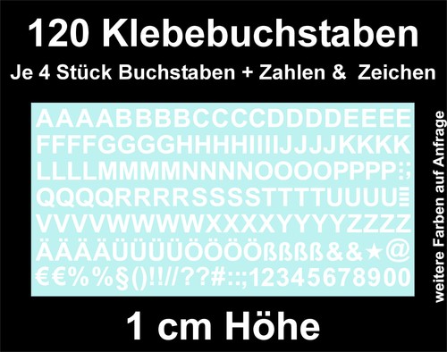 Buchstaben stck zahlen - buchstaben, +