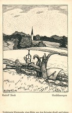 AK *  "Herbstmorgen "  v.Rudolf Sieck - Künstlerkarte (AB)20712