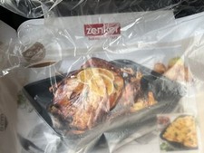 Zenker XXL Bräter Emaille (40 x 8 x 34 cm) SPECIAL COOKING, rechteckige Ofenform