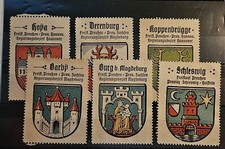 Werbemarke Stadtwappen Hopa