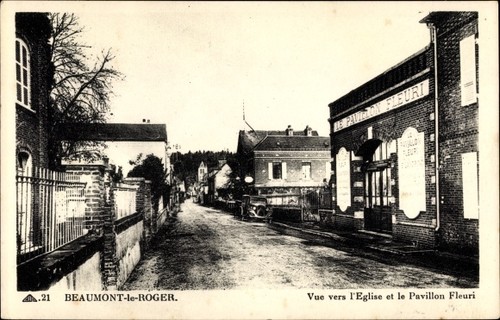 Beaumont roger eure vue - ak,