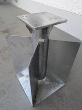 SCHNEIDER -Schirmständer / Bodenanker für große Sonnenschirme / Schirme - Silber