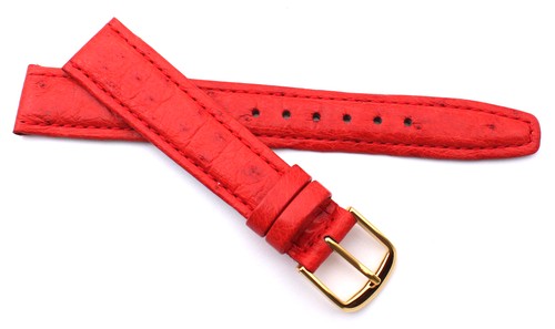 16mm genuine ostrich watch - 16mm,