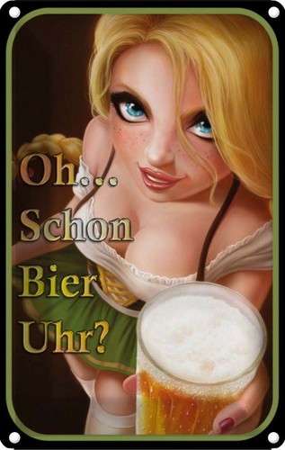 Blechschild 30x20 pinup - 30x20, oh