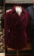 Herren Burgunder Samt Blazer