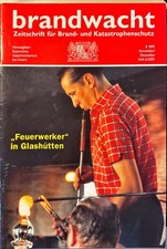 Zeitung Zeitschrift Brandwacht 6/2001 Feuerschutz Feuerwehr Werbung Technik