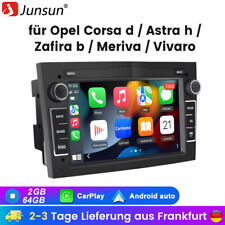 Carplay 2+64G Android13 Autoradio GPS NAV BT Für Opel Corsa C D Astra H Zafira B