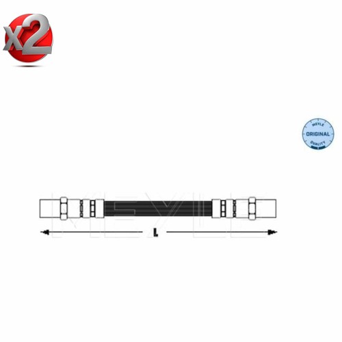 Bremsschlauch vorne für - 2x,