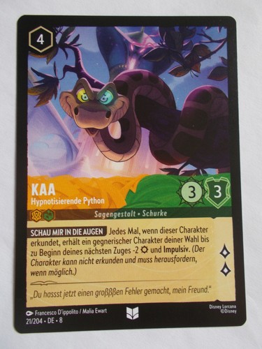 Disney lorcana karte domäne - karte,