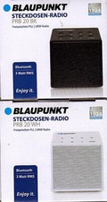Blaupunkt PRB 20 BK Steckdosenradio Freisprecheinrichtung Bluetooth 2 Farben