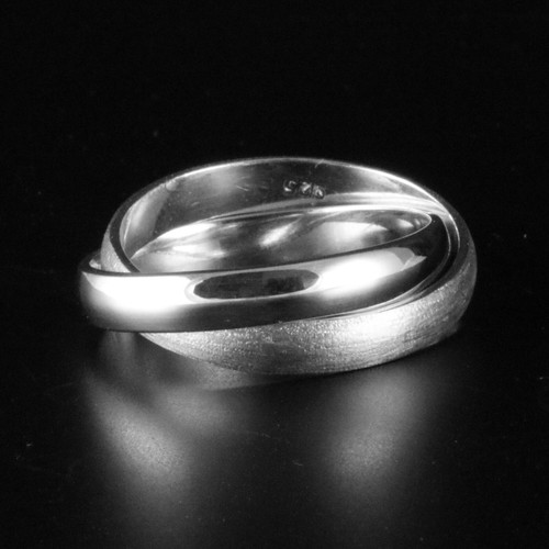 2er ring doppelring - ring, 925er