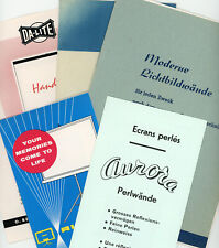 AURORA MW DA-LITE Prospekt PERLWÄNDE LICHTBILDWÄNDE Projektionswand Leinwand