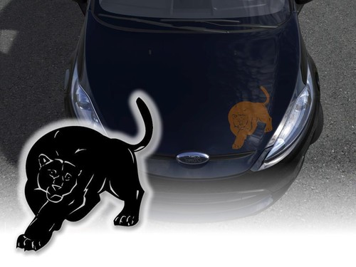 Autoaufkleber schwarzer