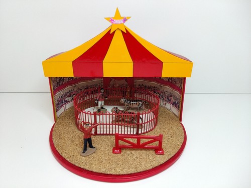Zirkus diorama zelt mit - zelt,