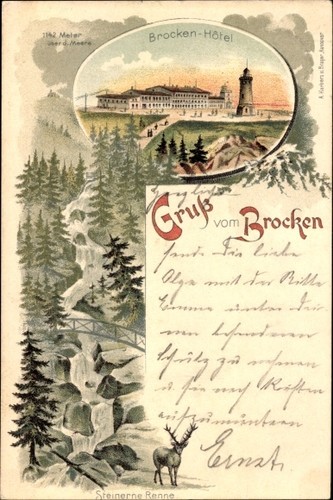 Litho brocken nationalpark - litho,