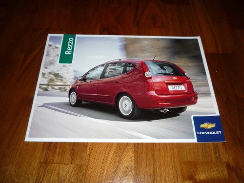 Chevrolet rezzo prospekt - chevrolet,