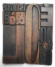 Holzbuchstaben Lettern Vintage